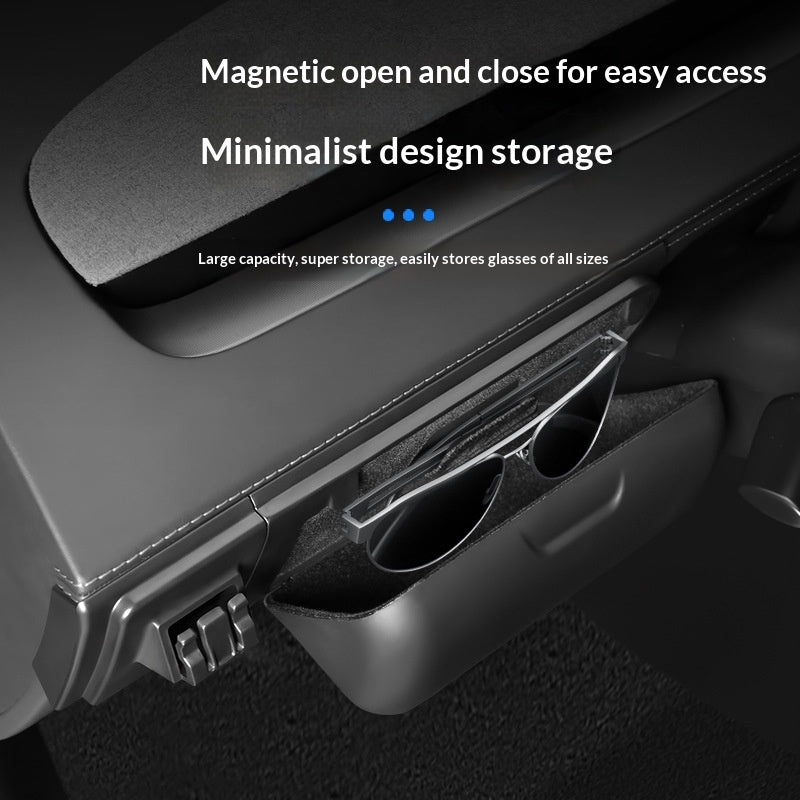 Suitable For Tesla In-car Eyewear Case And Cup Holder Accessories
