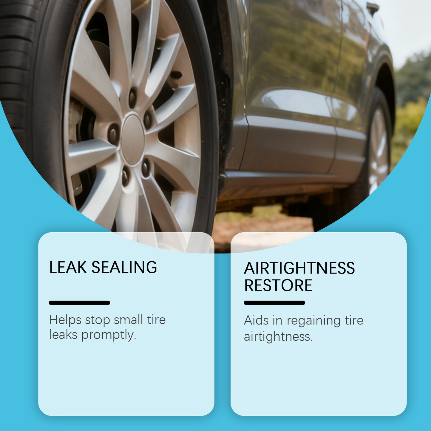 JAKEHOE Tire Repair Adhesive, A Cross-border Product For Daily Maintenance And Care Of Car Tire Sidewall Punctures, Damage, And Cracks.