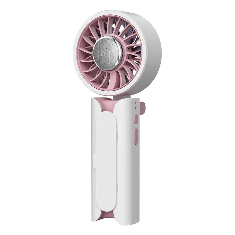 New Semiconductor Ice-cooling Handheld Foldable Portable Clip-on Umbrella Fan