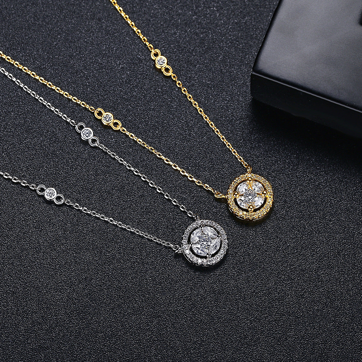 Choker Bridal Zircon Necklace Exquisite Korean Ins Style