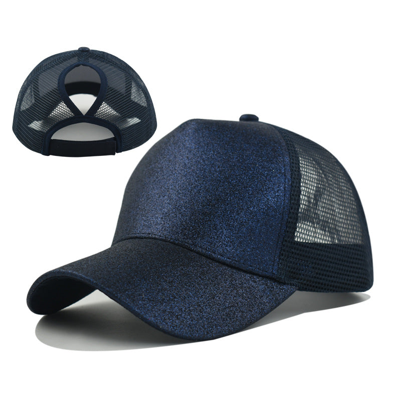 Women's Netting Breathable, Allowing Hair To Be Exposed. Fashionable And Simple Style Baseball Cap. Suitable For Sisters To Go Out And Do Outdoor Activities.