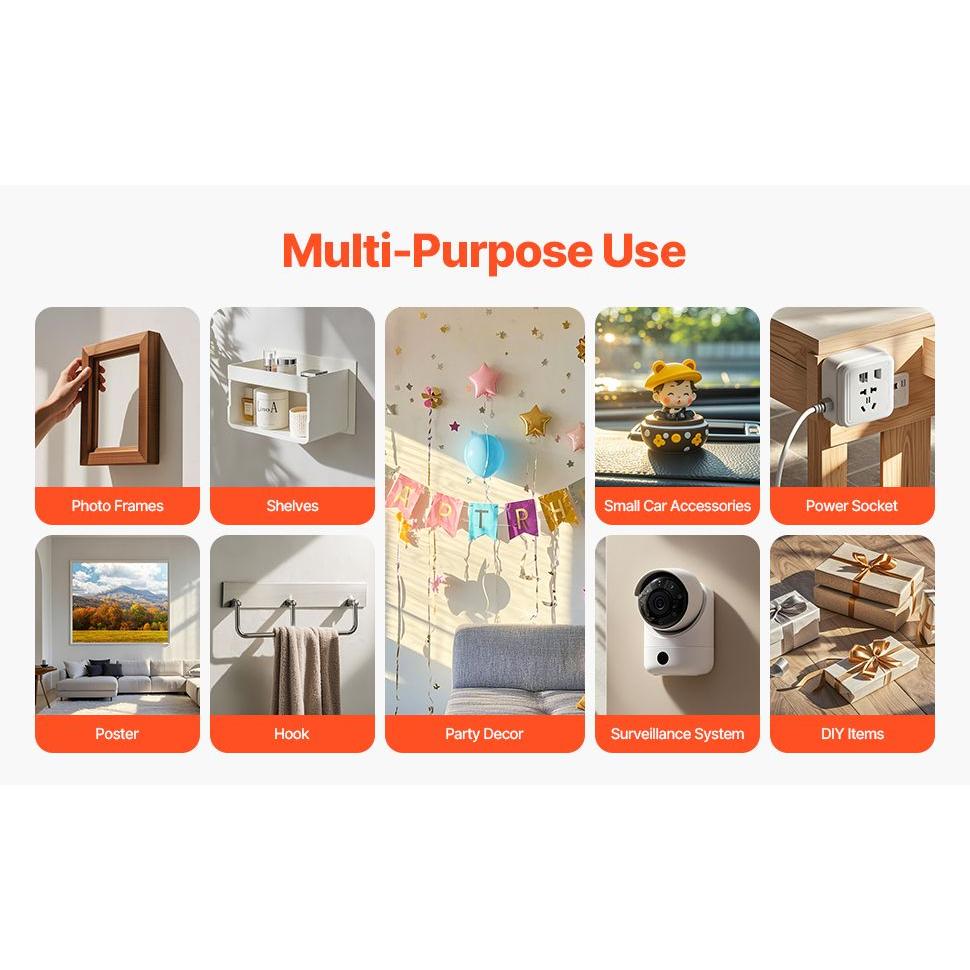 Strong Adhesive, Waterproof, High Temperature Resistant, Long-lasting Double-sided Tape, A Must-have For Home DIY And Office Use.