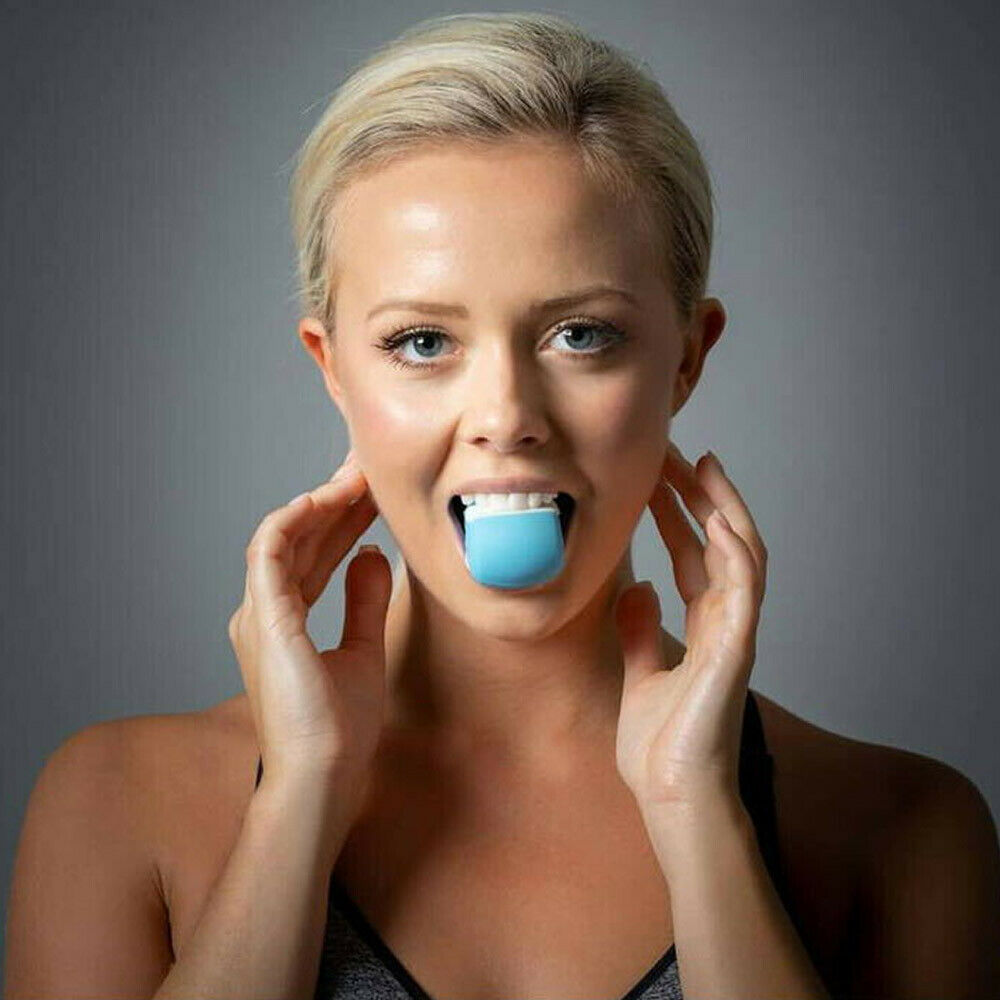 Facial Exerciser Exercise Ballneck Toner3-stage Mandibular Exerciser Jaw Trainer  Blue