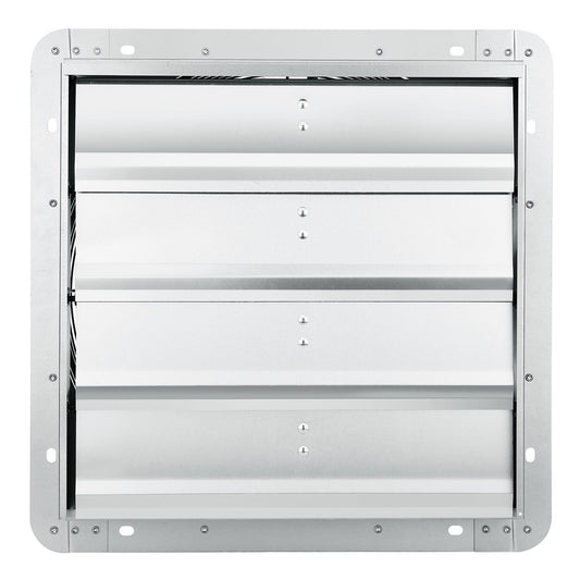 16'' Shutter Exhaust Fan, High-speed 2000 CFM, Aluminum Wall Mount Attic Fan With AC-motor, Ventilation And Cooling For Greenhouses, Garages, Sheds, Shops, FCC