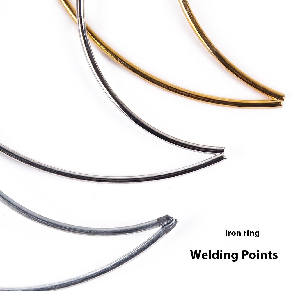 Electroplating Moon Hoop Jewelry Accessories Materials