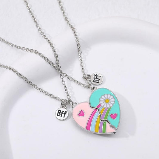 Simple Heart-shaped Pendant For Sisters And Best Friends