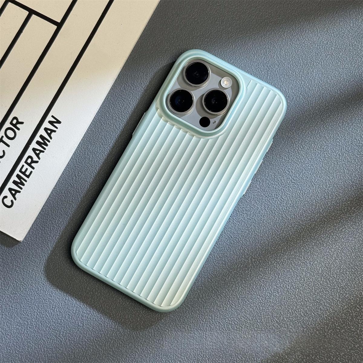 Corrugated Matte Electroplating Mobile Phone Case