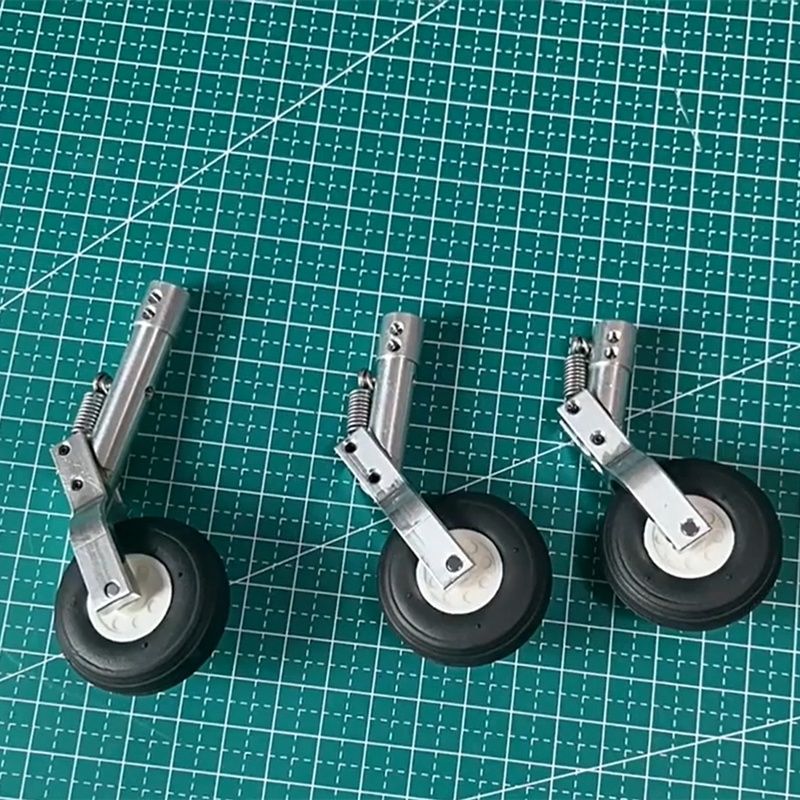 Single Wheel Kneeling Landing Gear Modification And Retractable Accessories