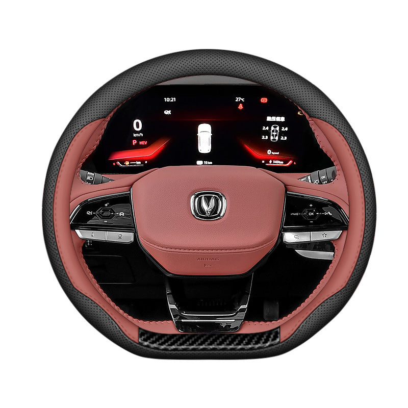Suitable For The CS75 PLUS IDD Smart Electric Hand-Stitched Steering Wheel Cover