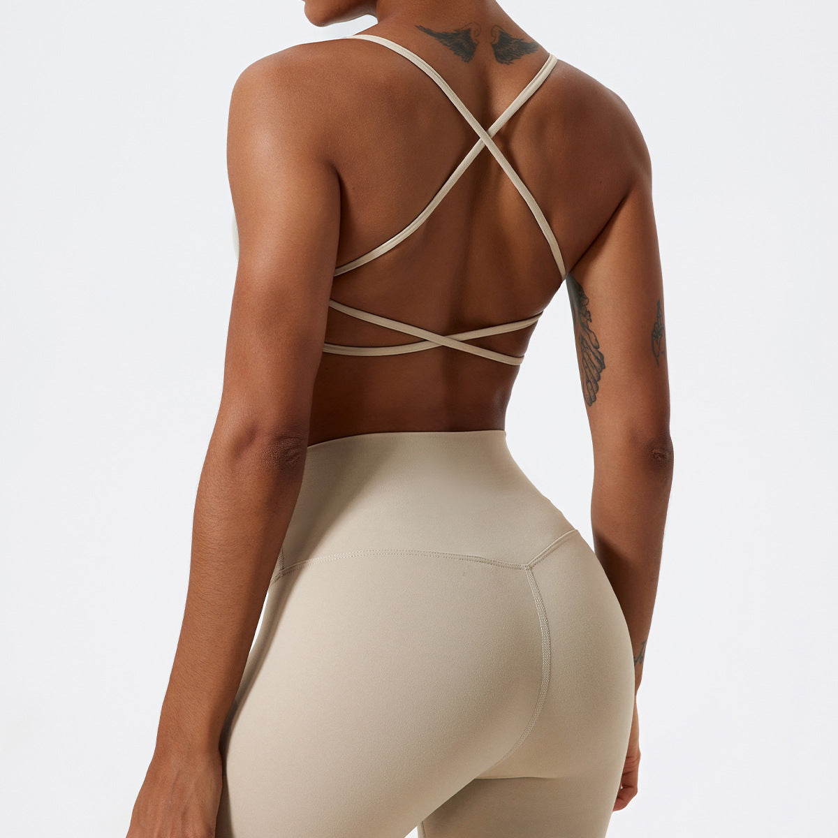 Nude Feel Yoga Suit Beauty Back Breathable Underwear Tight And Quick-drying