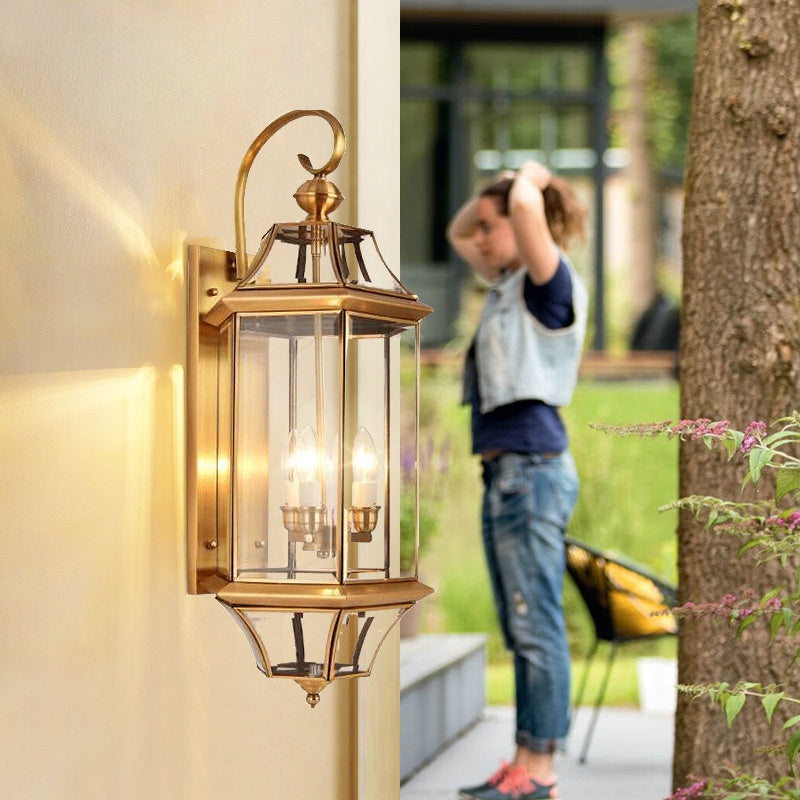 Nordic-style Fashionable All-copper Wall Lamp Outdoor Waterproof Wall Light