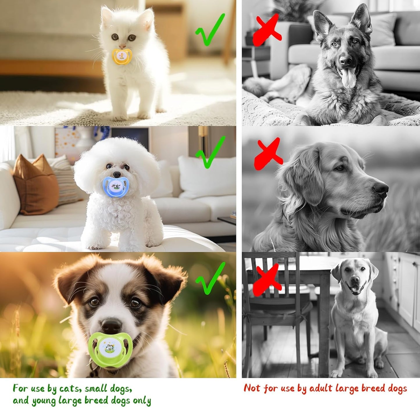 Dog Pacifiers For Small Dogs  Kitten Pacifiers Puppy Teething Toys And Cat Chew Toys  Essential Pet Supplies Puppy Essentials And Kitten Supplies