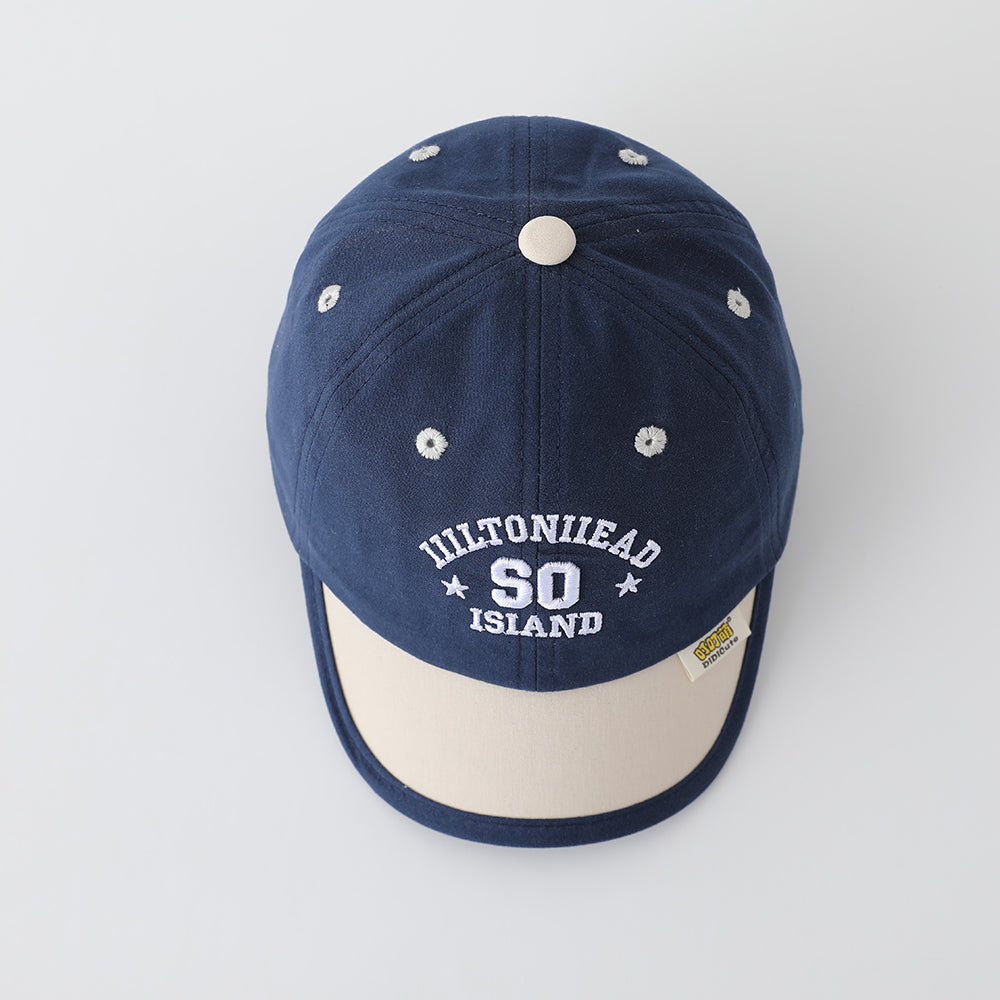Children's Multi-color Edge-padded Multi-letter Three-dimensional Embroidered Adjustable Fashionable And Trendy Curved-brim Baseball Cap Suitable For Outdoor Travel And Entertainment