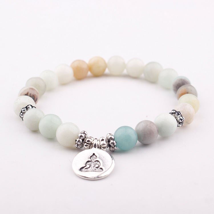 Womens Bracelet Natural Stone Yoga Bracelet