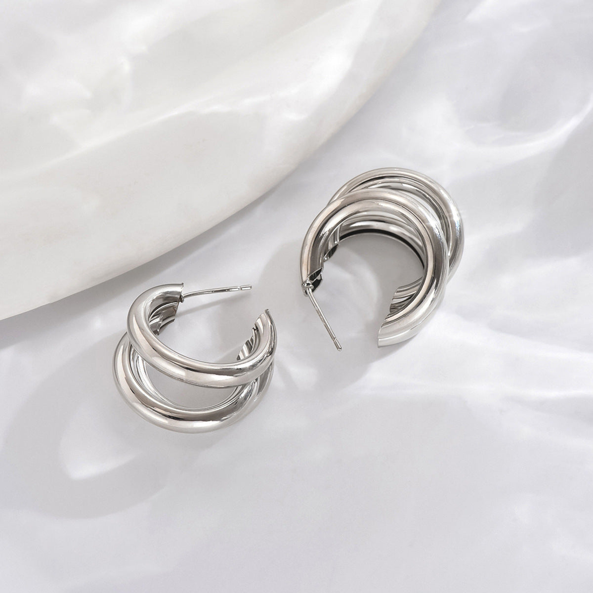 Elegant Earrings For Women Korean Trendy Versatile Fashion Long Tassel Pearl Simple Stud Wholesale Earrings
