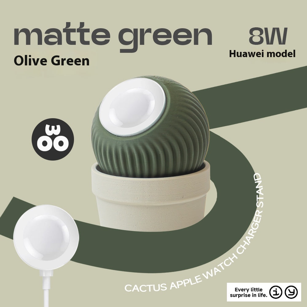 Watch Charging Base Cactus Desktop Succulents Ornaments
