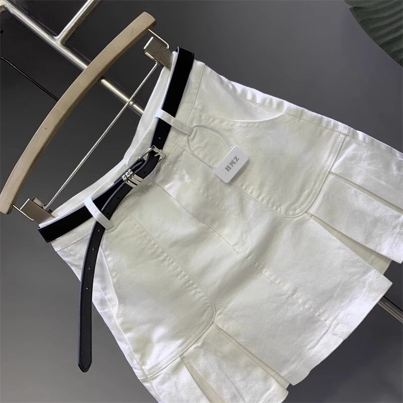 Korean-style High-waisted Anti-exposure Bodycon Skirt