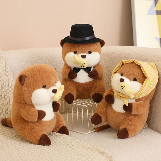 Fish-loving Capybara Doll Series Plush Toys