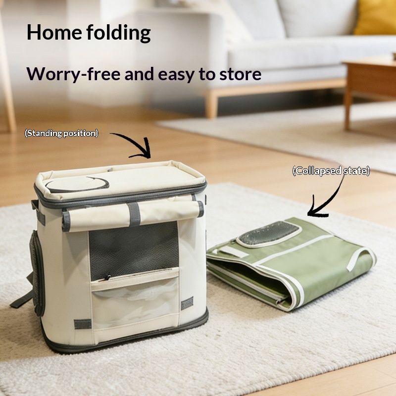 Pet Outing Collapsible Portable Backpack