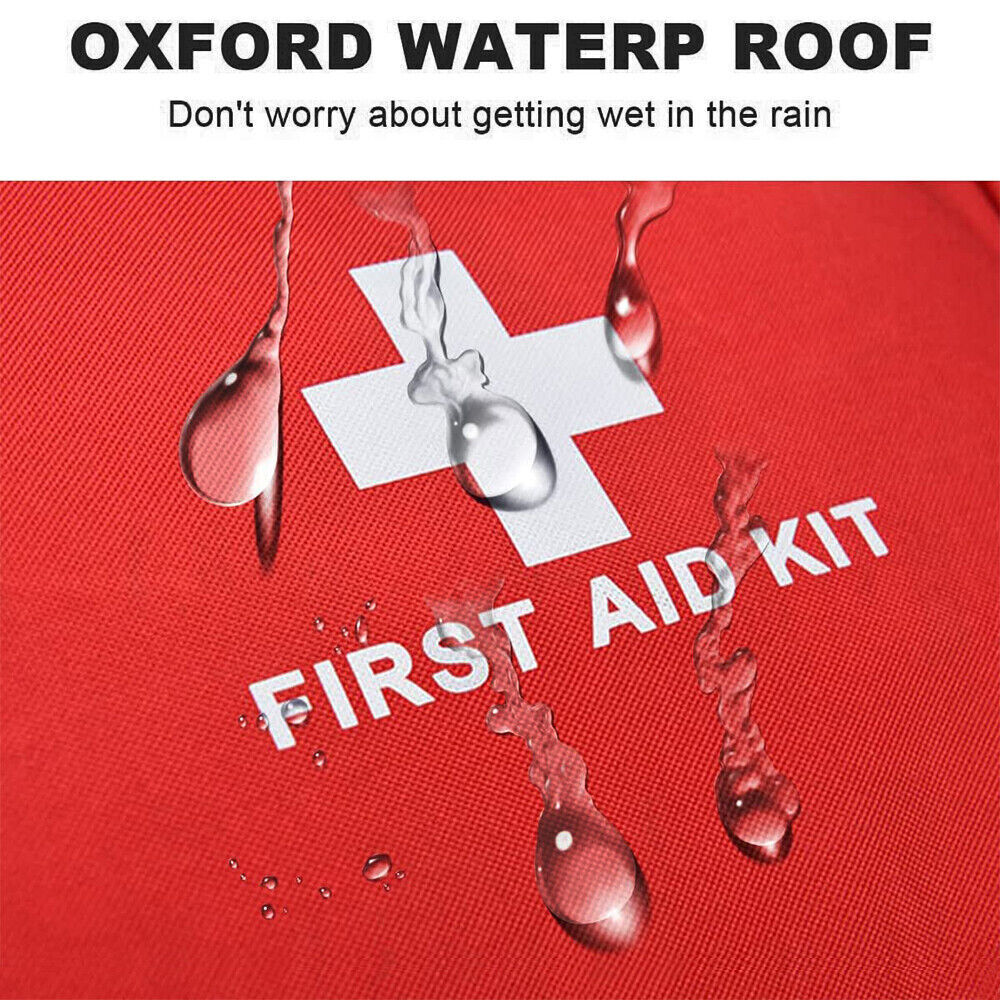 391-piece First Aid Kit For Medical Emergencies While Traveling, At Home, In The Car, In A Taxi Or At Work
