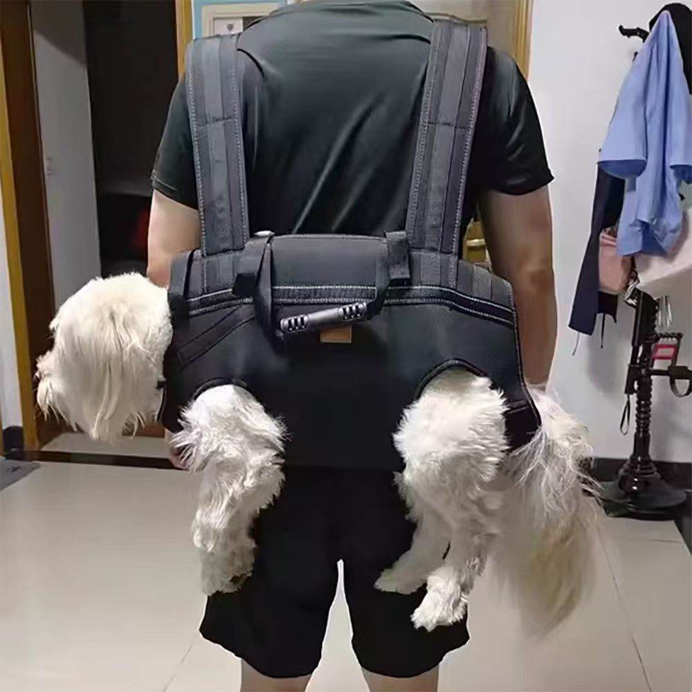 Pet Chest Bag Cycling Backpack Bike Riding Dog Walking Harness Large Dog Riding Breathable Outdoor Bag Shiba Inu Wakytu