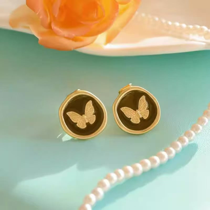 Fashion Blue Heart Shape Ear Cuff Set Women No Piercing Statement Jewelry Gift