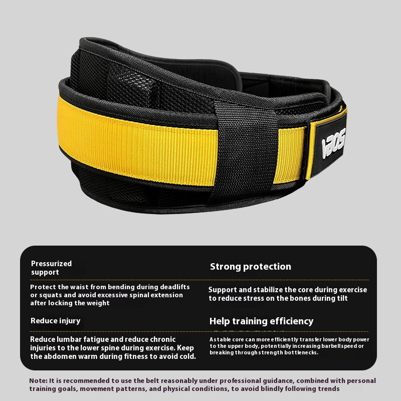 Fitness Waist Support Squat Weightlifting Hard Pull Push Training Adjustable
