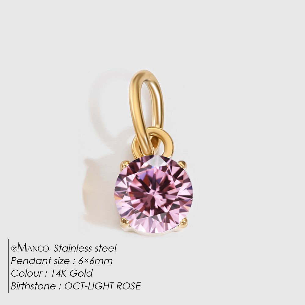 DIY Jewelry Accessories Stainless Steel Pendant Charms