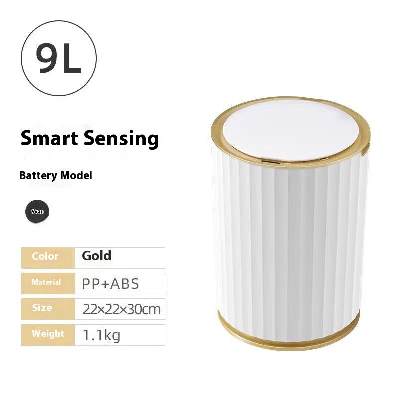 Inductive Smart Trash Can Household Automatic Electric With Lid