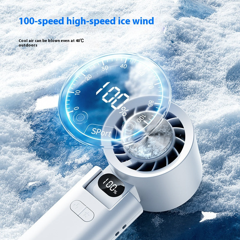 Usb Large Wind Ice Cooling Handheld Fan