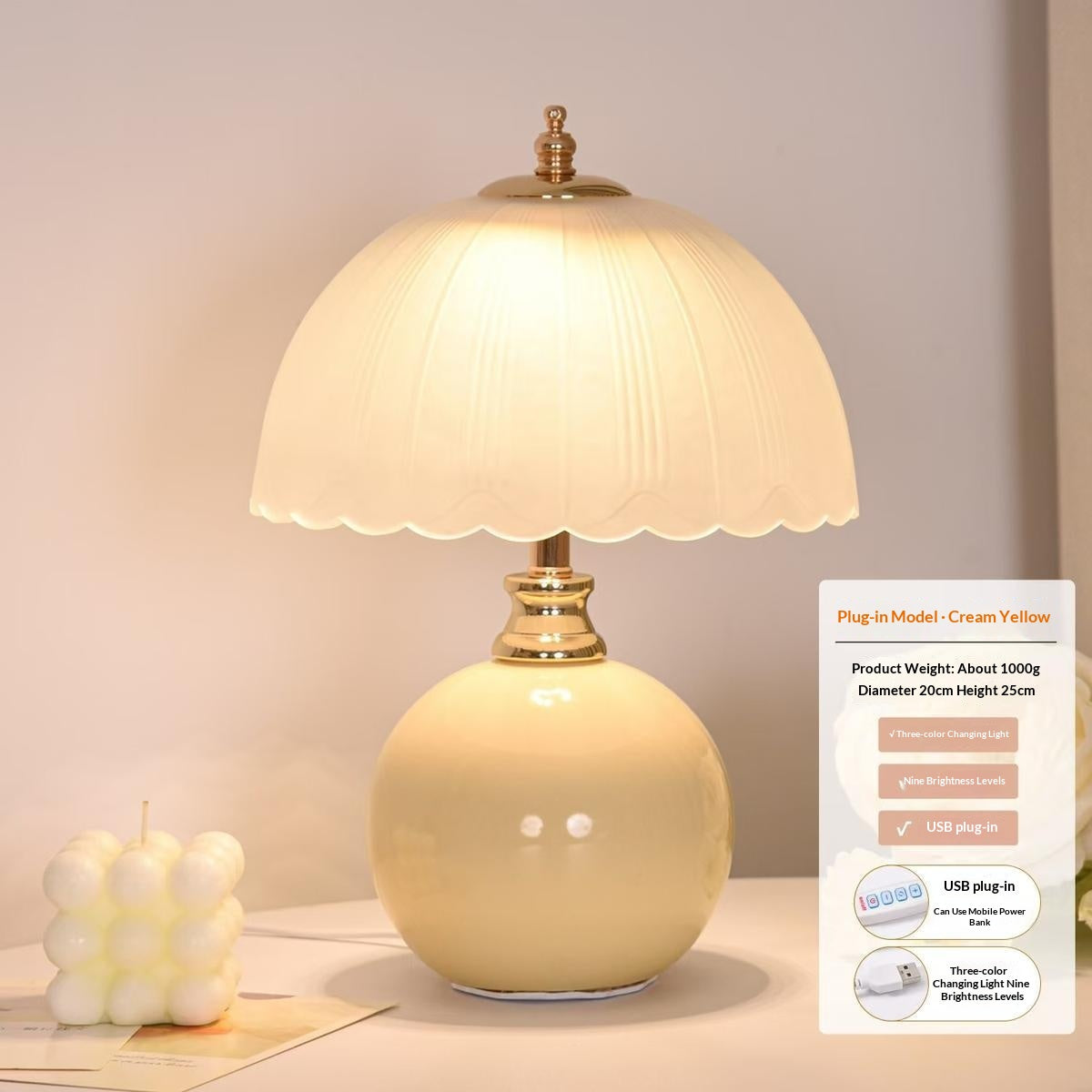 New-style Ambient Bedside Night Light For The Master Bedroom