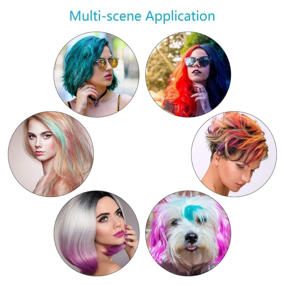 2-Piece Hair Dye Kit With Highlighting Cap For At-Home Hair Dyeing