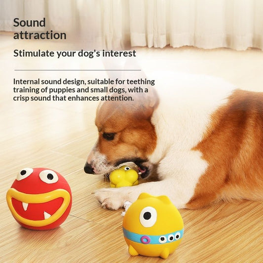 Durable Chew-Resistant Natural Latex Pet Squeaky Toy
