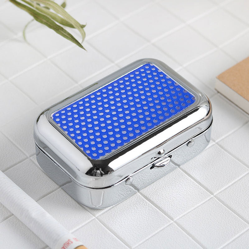 Creative Mini Metal Pocketable Ashtray Car Outdoor Smoking Set Accessories