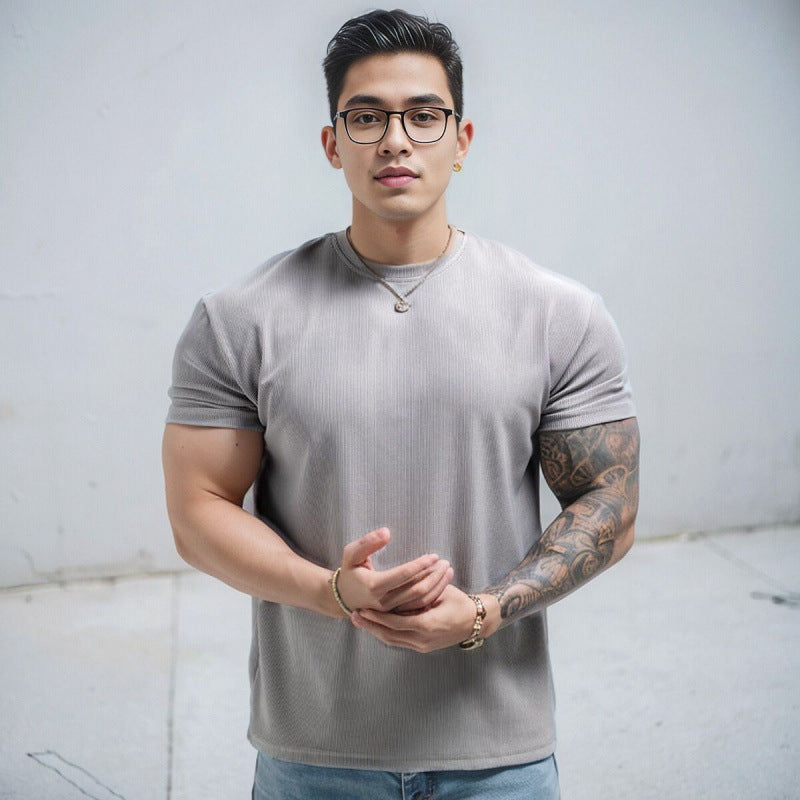 Anti-Wrinkle Quick-drying Fitness Exercise Short T-shirt