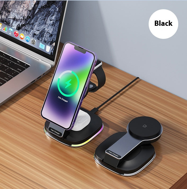 15W Three-in-one Wireless Charger Electrical Appliance Wireless Charging Stand