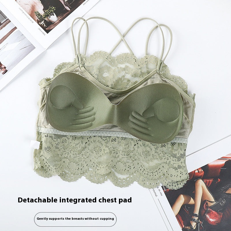 Summer Lace Tube Top Sexy Beauty Back Camisole