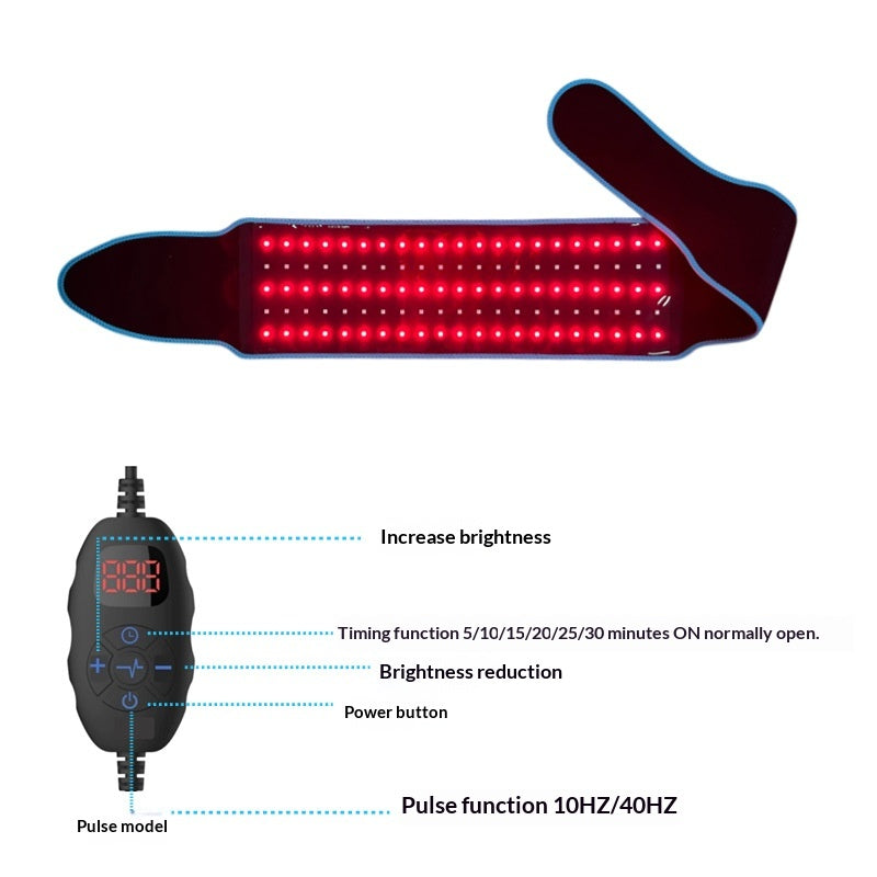 Home LED Timed Heating Red Light Waist Belt