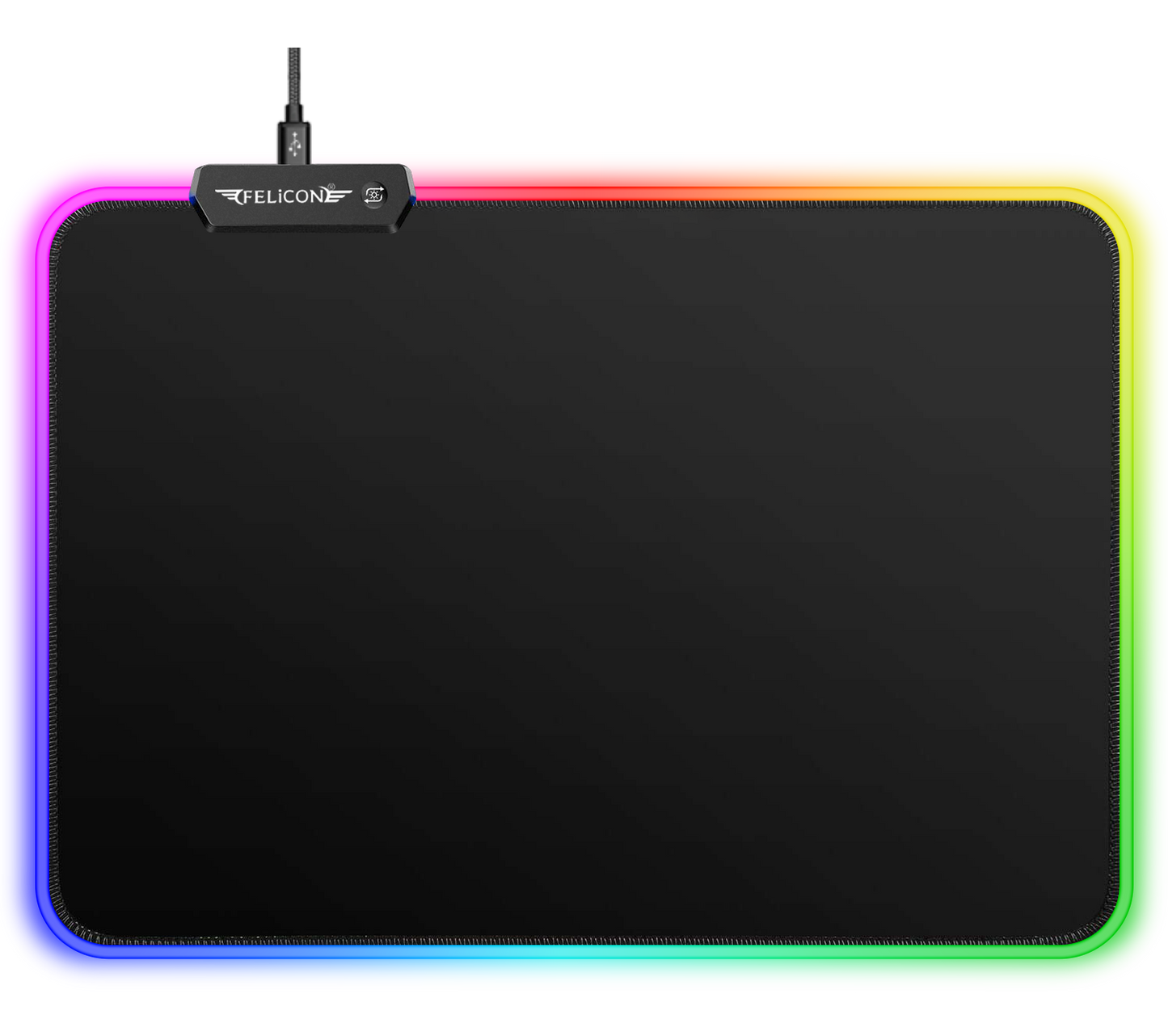 RGB LED Lighting Gaming Mouse Pad 10 Lighting Modes With For Mouse PC Computer---Mousepad-Small