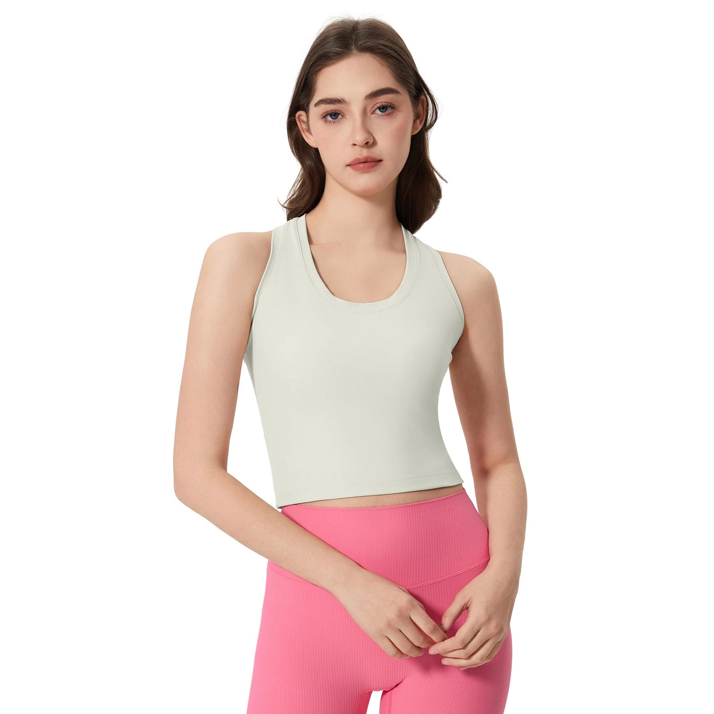 H-shaped Beauty Back Yoga Clothes Outer Wear Casual Short Fitness Sports Vest