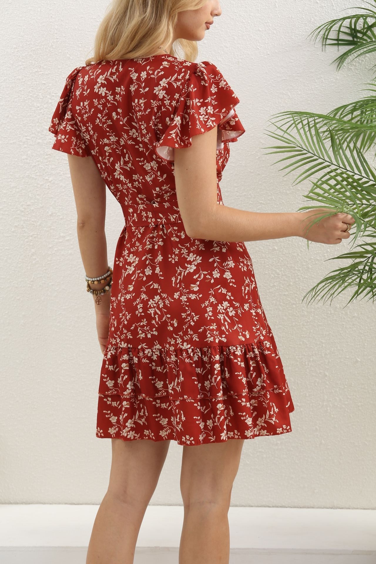 European And American Printing Best-selling Dress