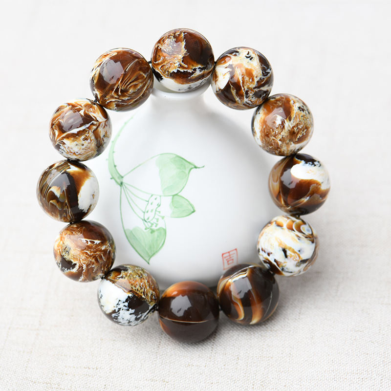 Tea Amber Mens And Womens Bracelet
