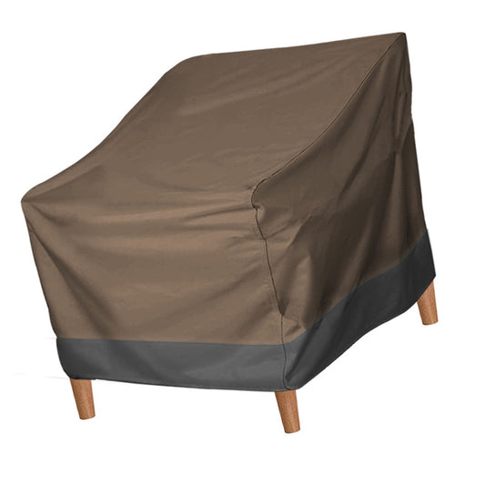 Patio Chair Cover Oxford Cloth Water Resistant Silver Coating Outdoor Furniture Cover For Home Lawn Patio Garden Coffee Black 190T