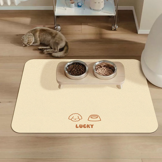 Absorbent And Non-slip Pad Household Feeding Mat For Small Animals
