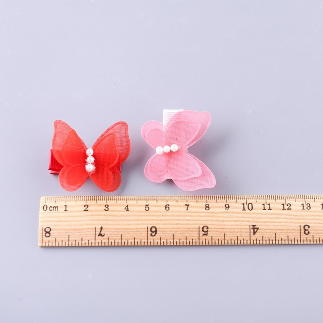 10pcs Pet Hair Accessories, Butterfly Pearl Hair Clips For Girls Cats And Dogs