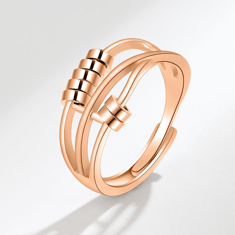 Spinning Creative Ring Three Rings Smart