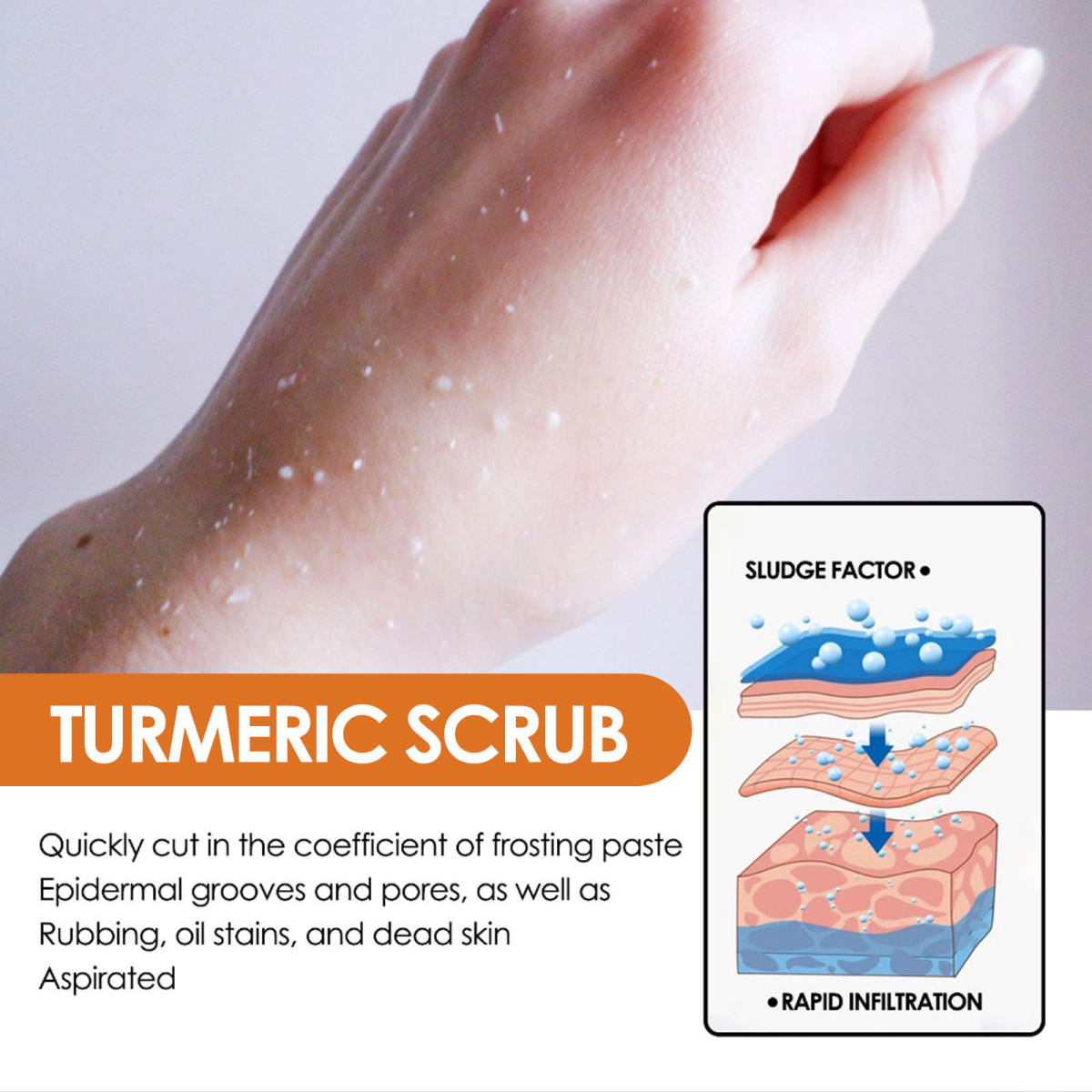 Massage Exfoliating Turmeric Facial Scrub