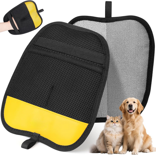 Pet Hair Removal Glove For Dogs & Cats, Upgraded Reusable Electrostatic Pet Hair Remover Glove, Magic Brush Mitt Tool For Couch, Furniture, Bed, Clothing, Carpet, Car Seat