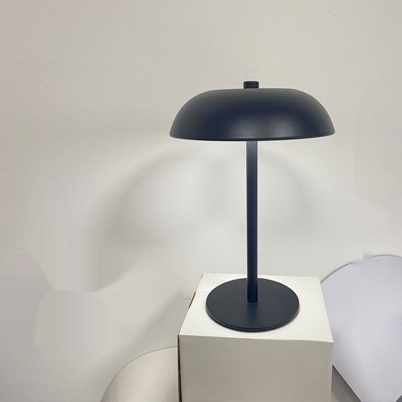 Iron Mushroom Charging Table Lamp For Bedroom And Dining Room Decor