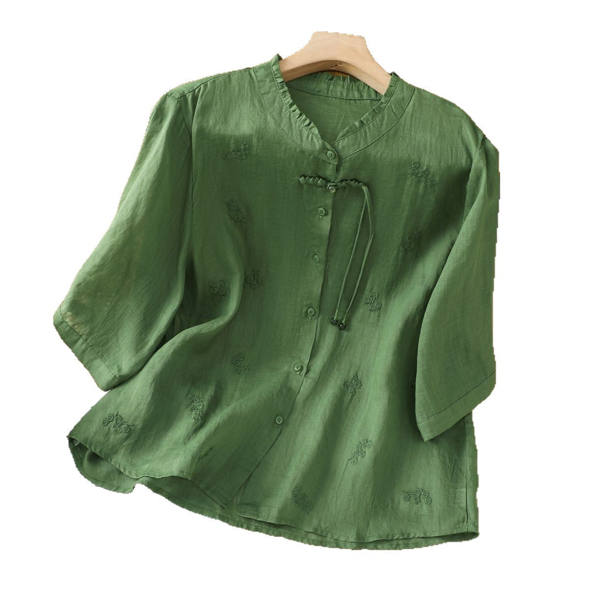 New Chinese-style Vintage Embroidered Top